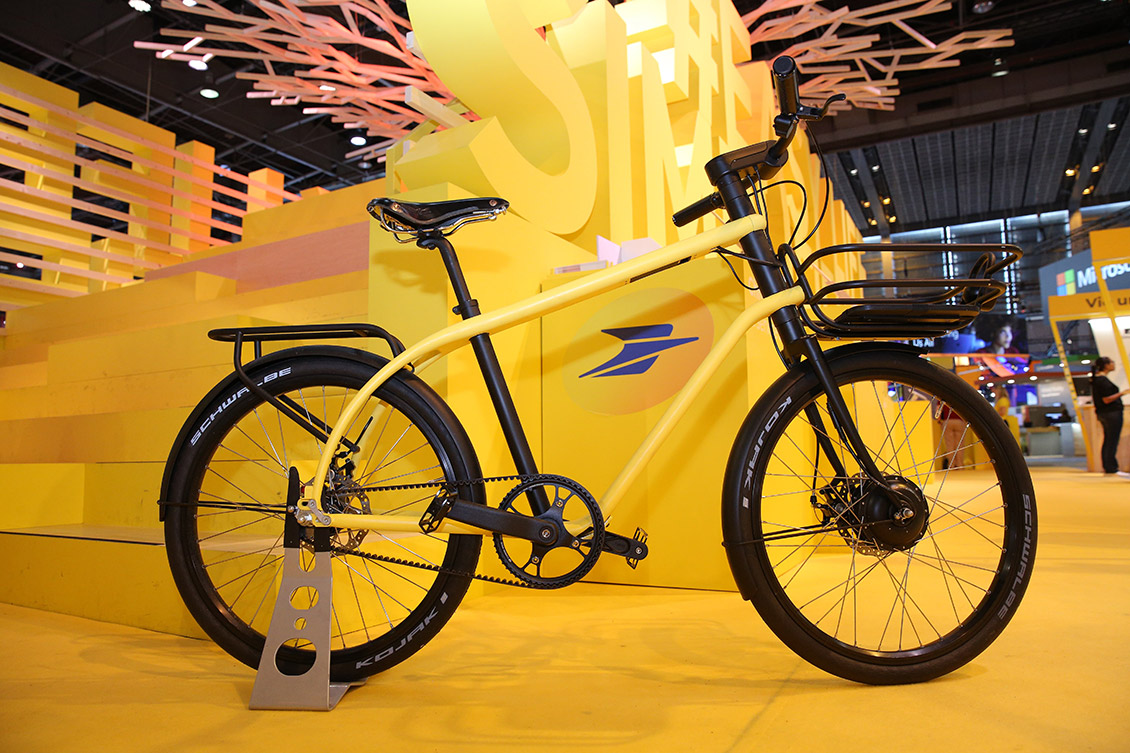 Le vélo électrique de La Poste au CES 2018