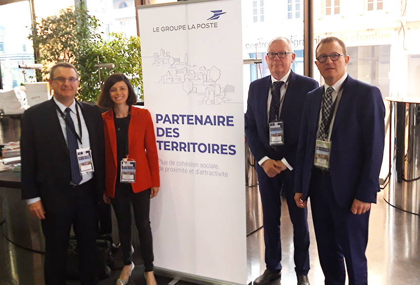 Photo des représentants du Groupe lors du congrès des villes de France 2019