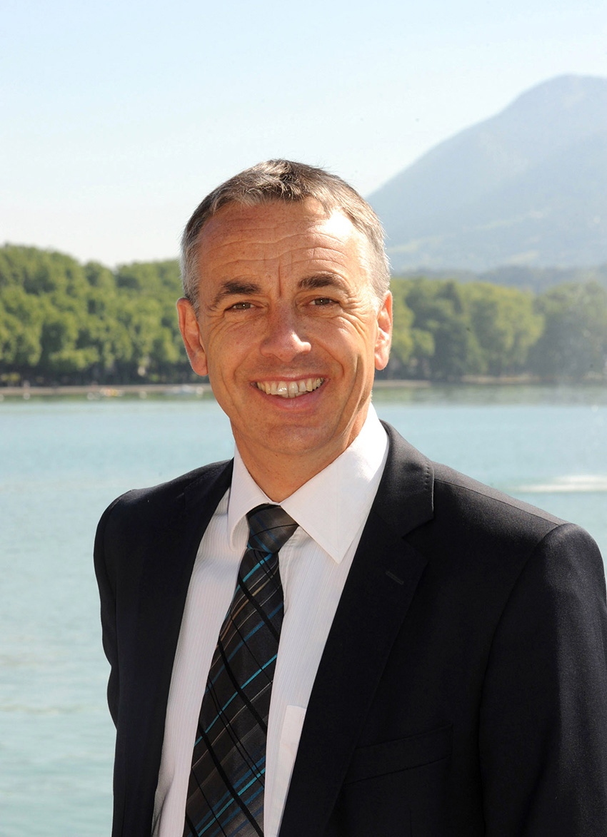 Jean-Luc Rigaut, maire de la commune nouvelle d'Annecy