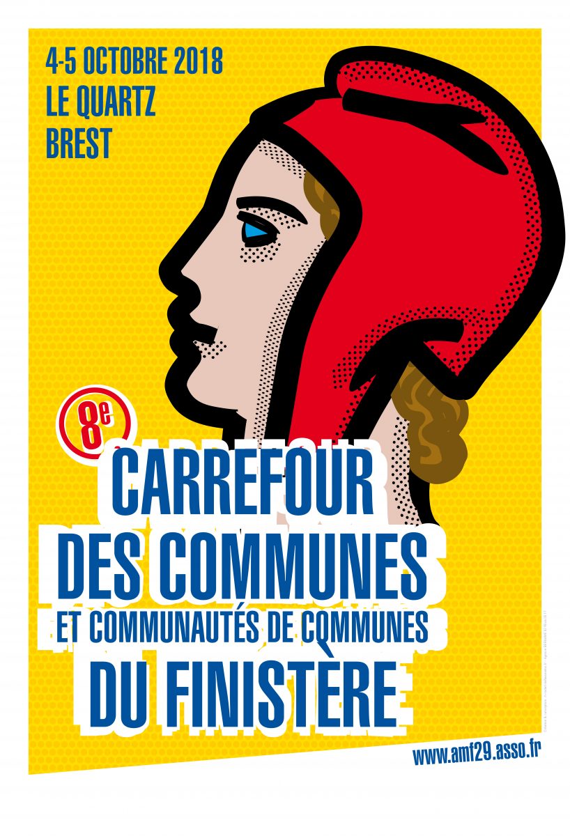 Affiche du Carrefour des communes 2018 à Brest