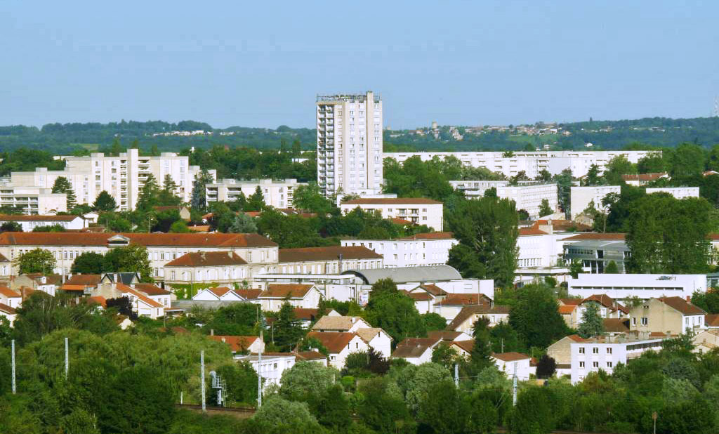 Photo du quartier de la Grande Garenne à Angoulême.